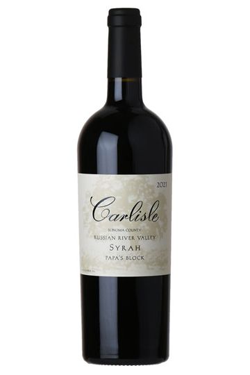 Carlisle 2022 "Papa's Block" Syrah, Russian River Valley