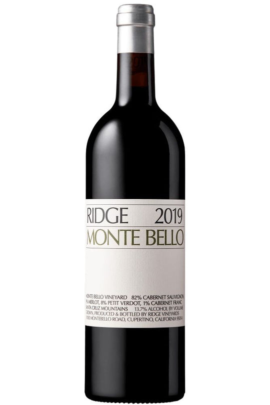 Ridge 2019 'Monte Bello' Vineyard Cabernet Sauvignon, Santa Cruz Mts