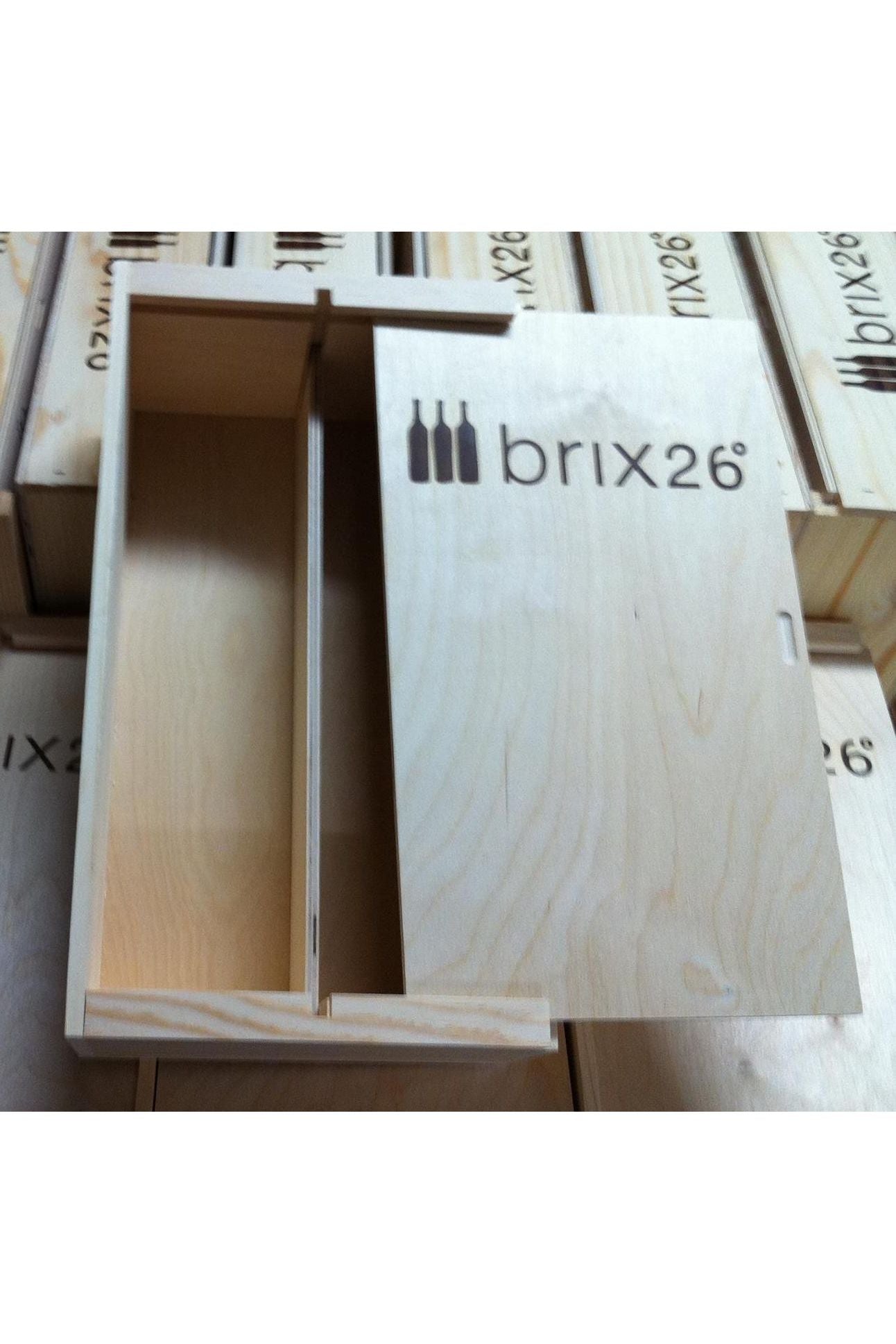 Wooden Gift Box - 2 Bottles - Brix26