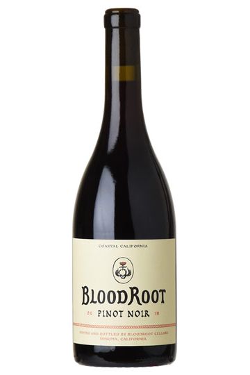BloodRoot 2022 Pinot Noir, Sonoma County