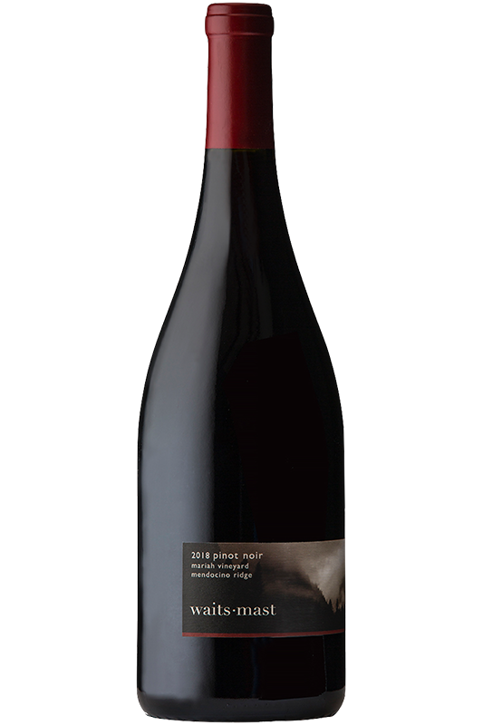 Waits-Mast 2018 Mariah Vineyard Pinot Noir, Mendocino Ridge